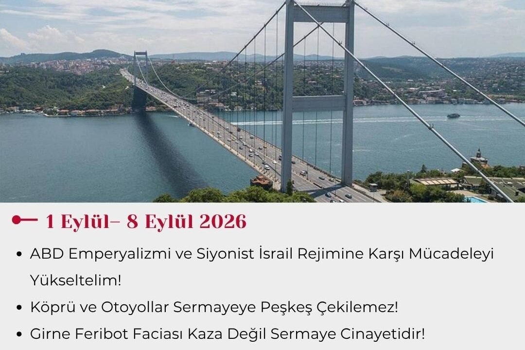 Komünist Birlik Haftalık 1 Eylül– 8 Eylül 2026