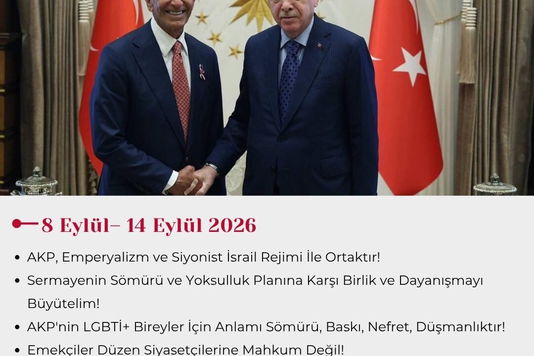 Komünist Birlik Haftalık 8 Eylül– 14 Eylül 2026