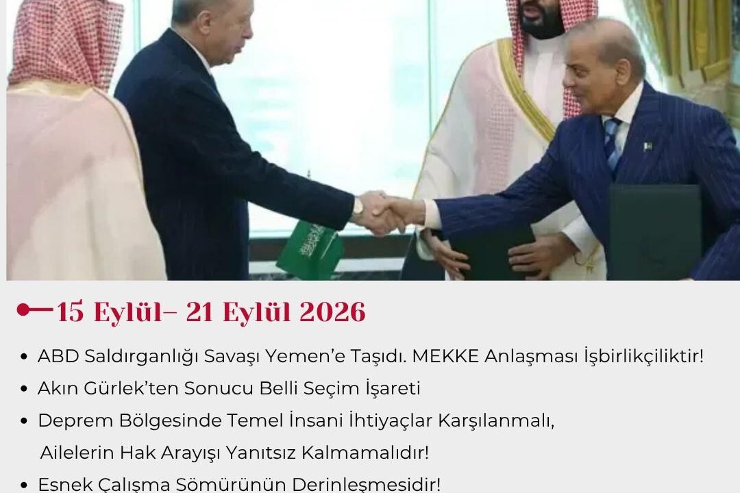 Komünist Birlik Haftalık 15 Eylül-21 Eylül