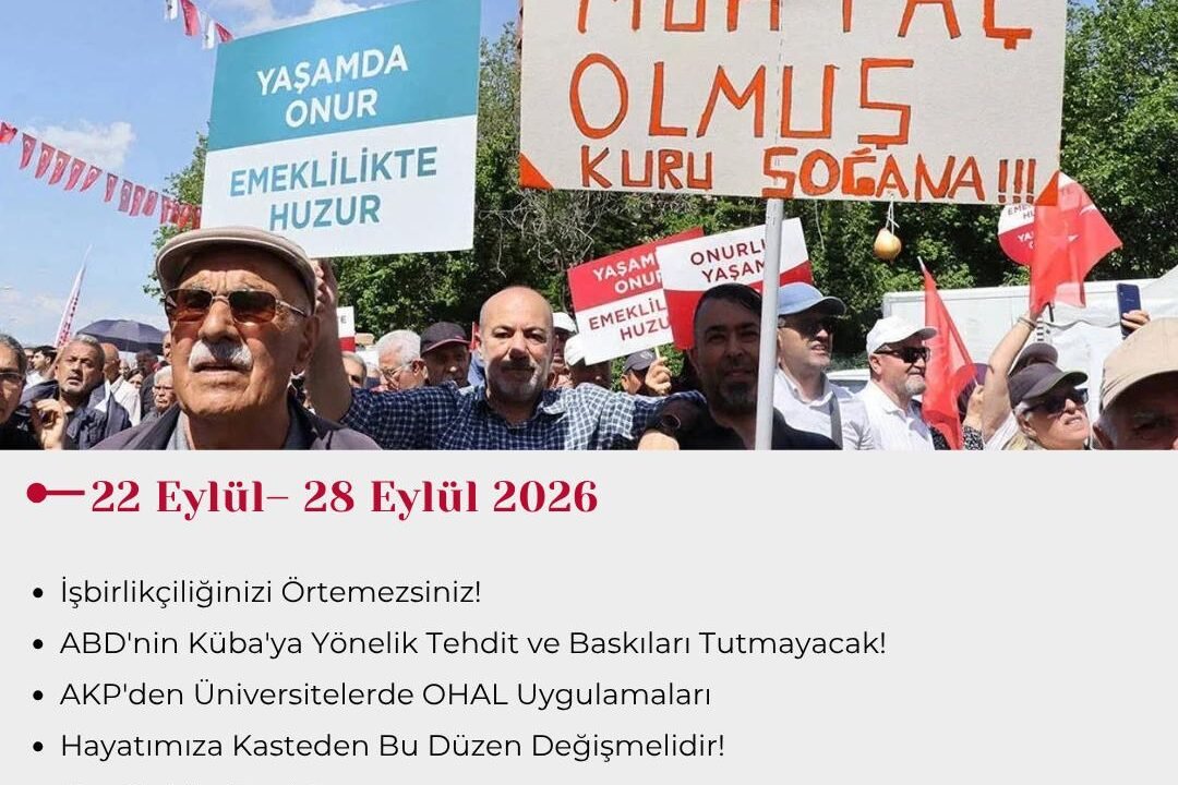 Komünist Birlik Haftalık 22 Eylül- 28 Eylül 2026
